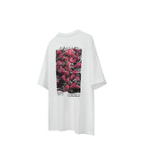 Unisex Floral Printing Short Sleeve Shirt