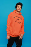 Orange Hooded Sweatshirt