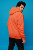 Orange Hooded Sweatshirt