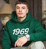 Essential Vintage Green Retro Hoodie